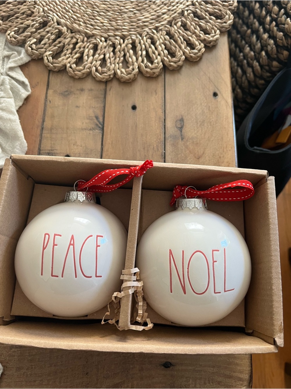 NWT Rae Dunn ornament set